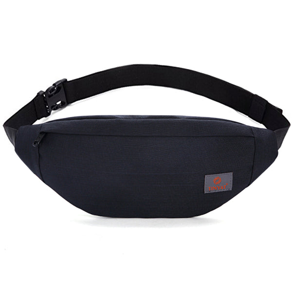 Tinyat Black Fanny Pack for Women and Men